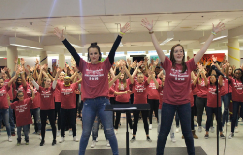 Students at the 2018 Dance Marathon