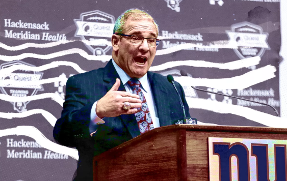 Dave Gettleman, GM of the New York Giants, at a press conference.