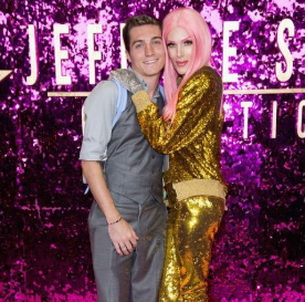 Jeffree Star (right) with Nate Schwandt