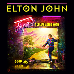 Elton Johns Farewell Yellow Brick Road Tour Poster. 