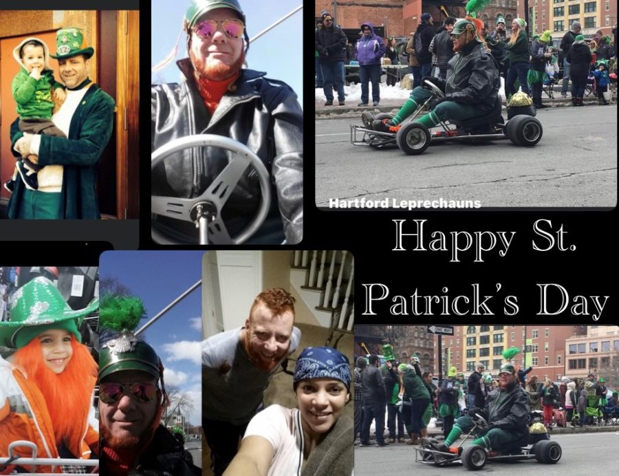  Local Irish Americans showing their pride throughout the years. Getting together to watch and ride in the parade. 
