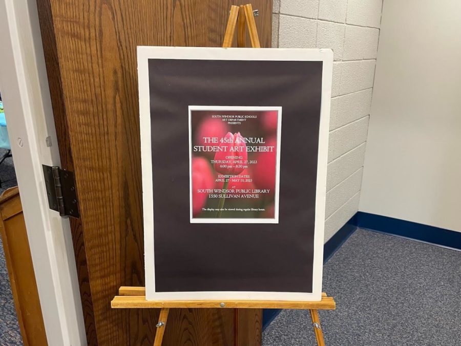 The 45th annual student art exhibit at South Windsor Public Library opened at 6 pm on April 27th.