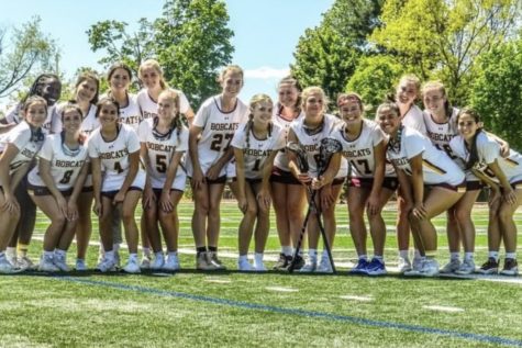 South Windsor girls lacrosse team on Saturday, May 6th at their home game against Hamden. The girls won 14-4. 