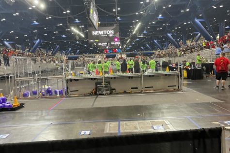 South Windsor Robotics Team, 177, competes at the FIRST Robotics Competition in Houston, TX.