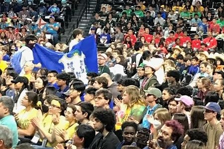 Hundreds of High School Science Olympiad students from across the country gather for competition