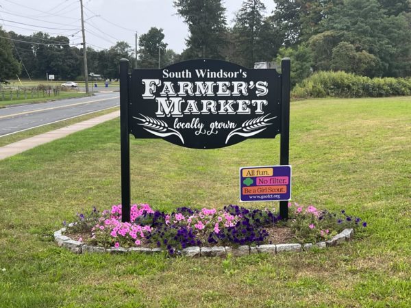 The South Windsor Farmers Market welcomes all residents every Saturday morning. 