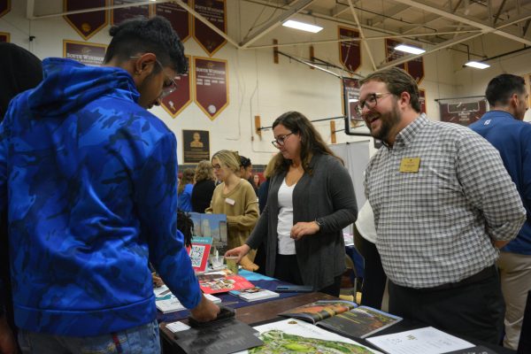 South Windsor High School invites college representatives to introduce their institutions and explore their options available to students. 