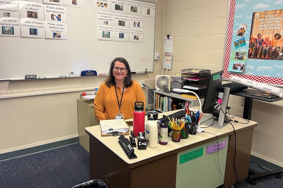 Mrs. Zaccardelli teaches Italian at South Windsor High School. She continues to teach students how to celebrate language. 