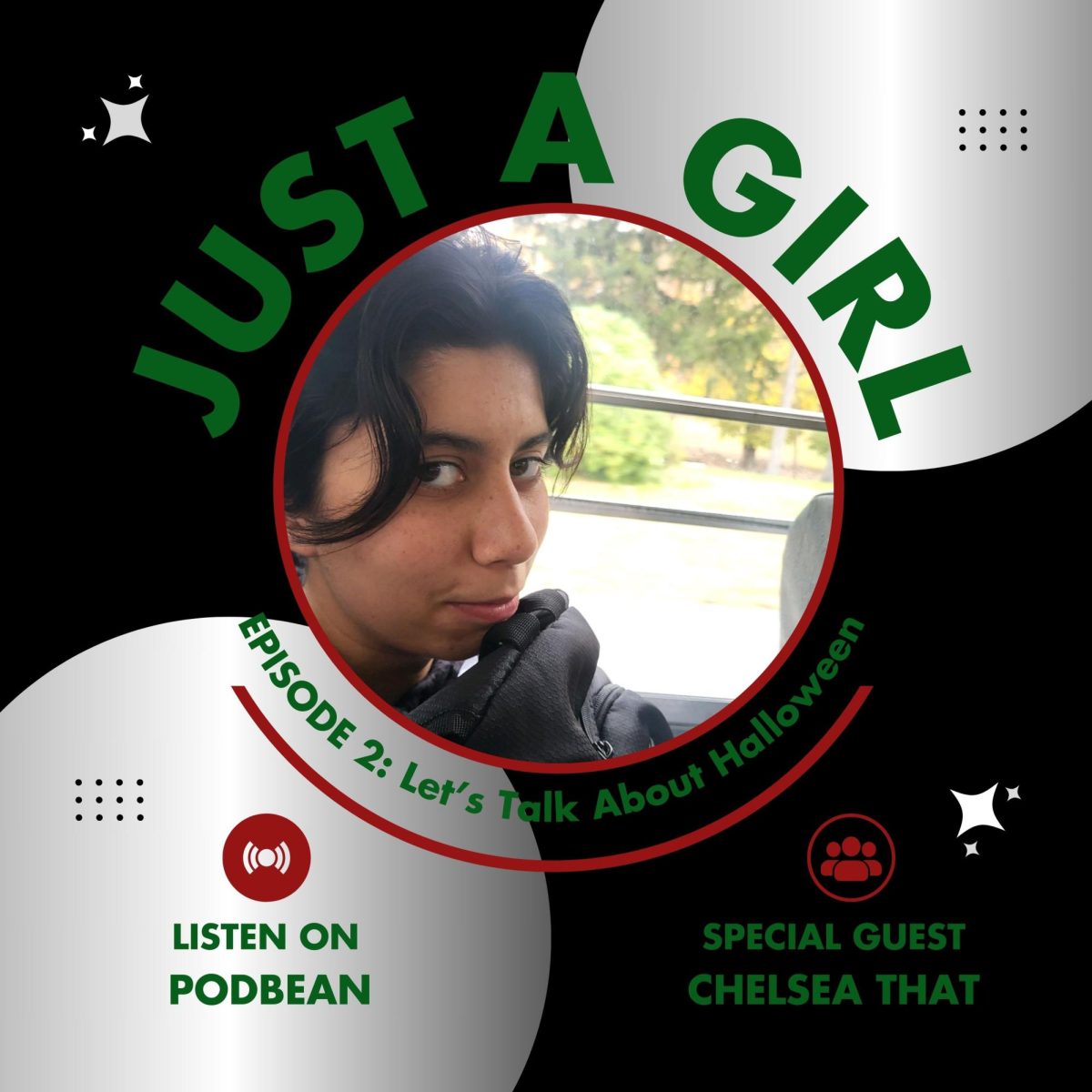 Welcome back to Just A Girl. Your host Bella and guest star Chelsea  talk all about what they love to do on Halloween and even discuss favorite movies and books by horror authors and producers. 