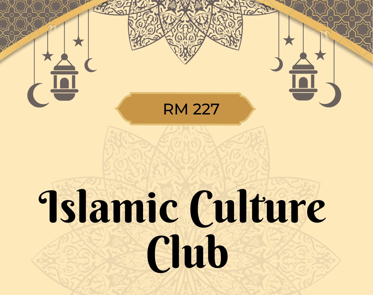 A+flyer+for+the+Islamic+Culture+Club.+Join+them+every+month+to+learn+about+Islamic+traditions+and+Arab+cultures.+Created+with+Canva.