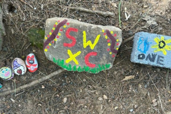 The SW XC rock marks the start of cross country’s additions to the trail.