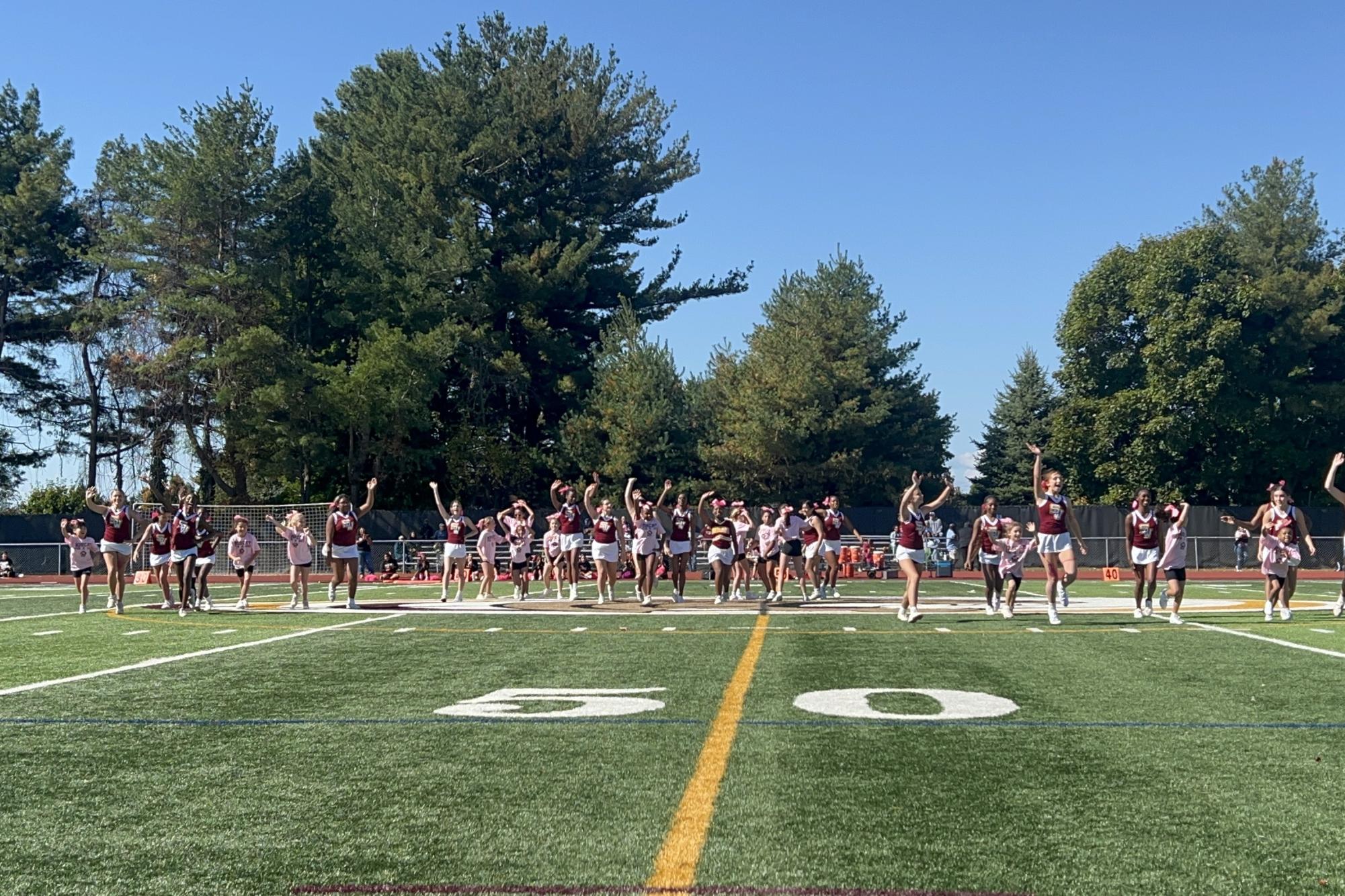 Cheerleaders Kick Off Season with Camp and Community Events