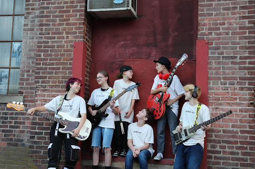 The newly created the band, Expired Milk, poses for a photo. (Cindy Rosa)