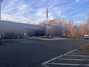 The South Windsor Police Station, right down the road from South Windsor High School. 