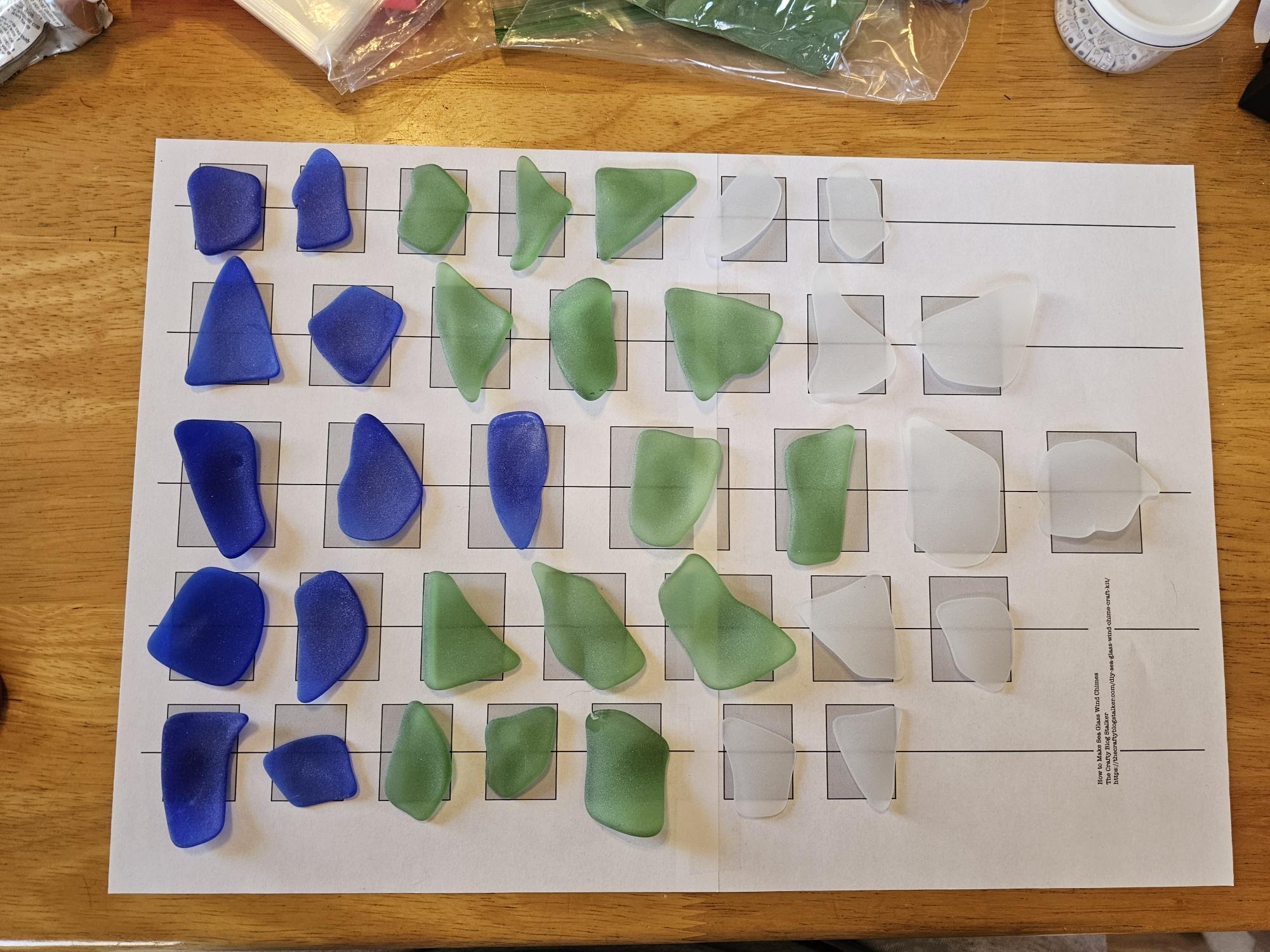 Image of sea glass that Avery used as the medium for her capstone project. (Avery Anziano)