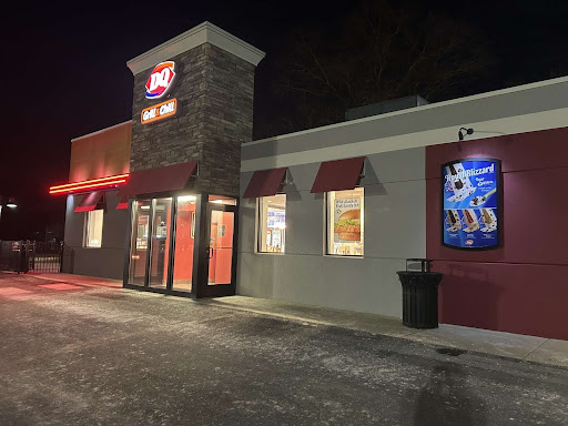 Dairy Queen staff getting ready to close the store for the evening. 