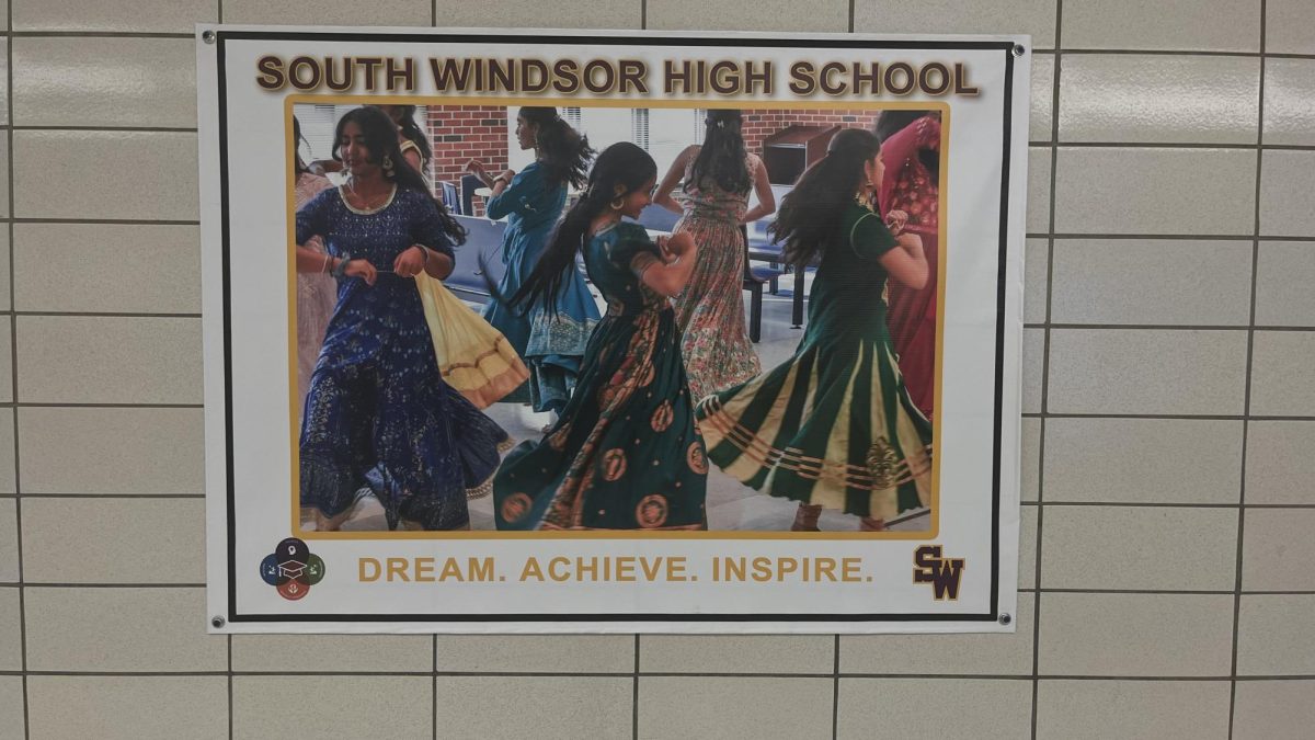 Photos of current high school students displayed around the building to encourage those to dream, achieve and inspire.