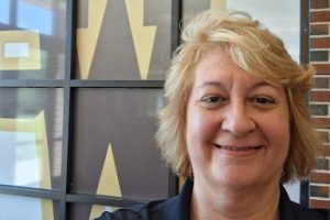 South Windsor High School teacher, Mrs. Holt poses for a photo in her final week of teaching. (photo courtesy of Mrs. Holt)