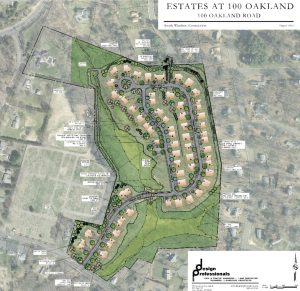 Diagram of updated version of Estates at 100 Oakland Rd development proposal. (James Newbury)