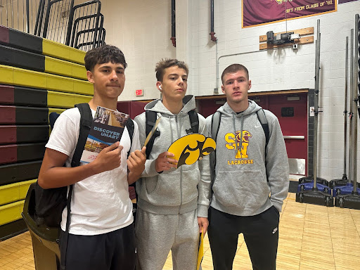Juniors Christopher Dellefara, Junior Benjamin Lane and, Graiden McGinn.