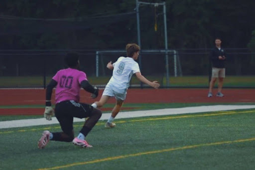 Chirs Maio scores a goal vs East Hartford being the first of the game.