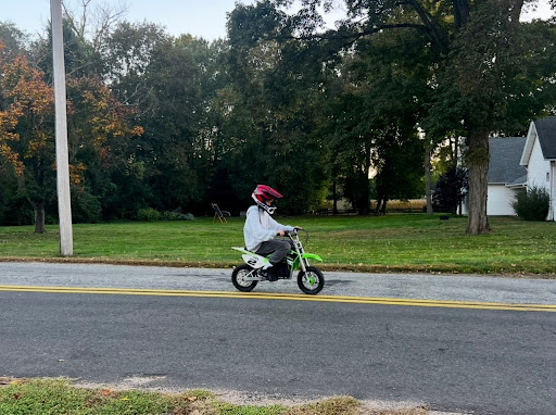 South Windsor youth riding electric bike despite state laws prohibiting it. 