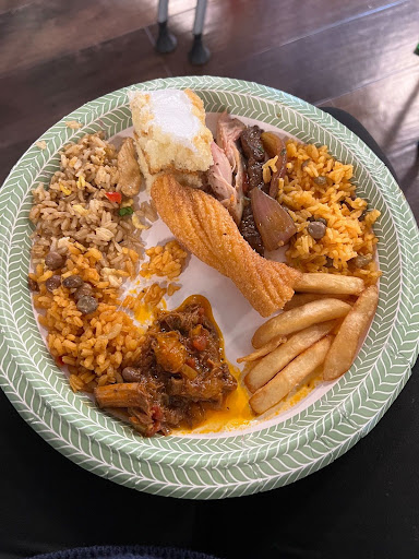 A plate grabbed at the Hispanic Heritage fair at South Windsor High School.