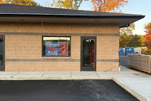 The storefront of the future Domino’s pizza restaurant at 154 Sullivan Avenue.