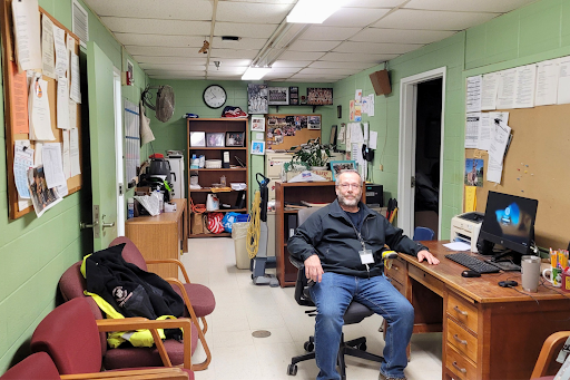 One of South Windsor High School's custodians that works very hard to keep our schools clean and nice for both the students and the staff. 