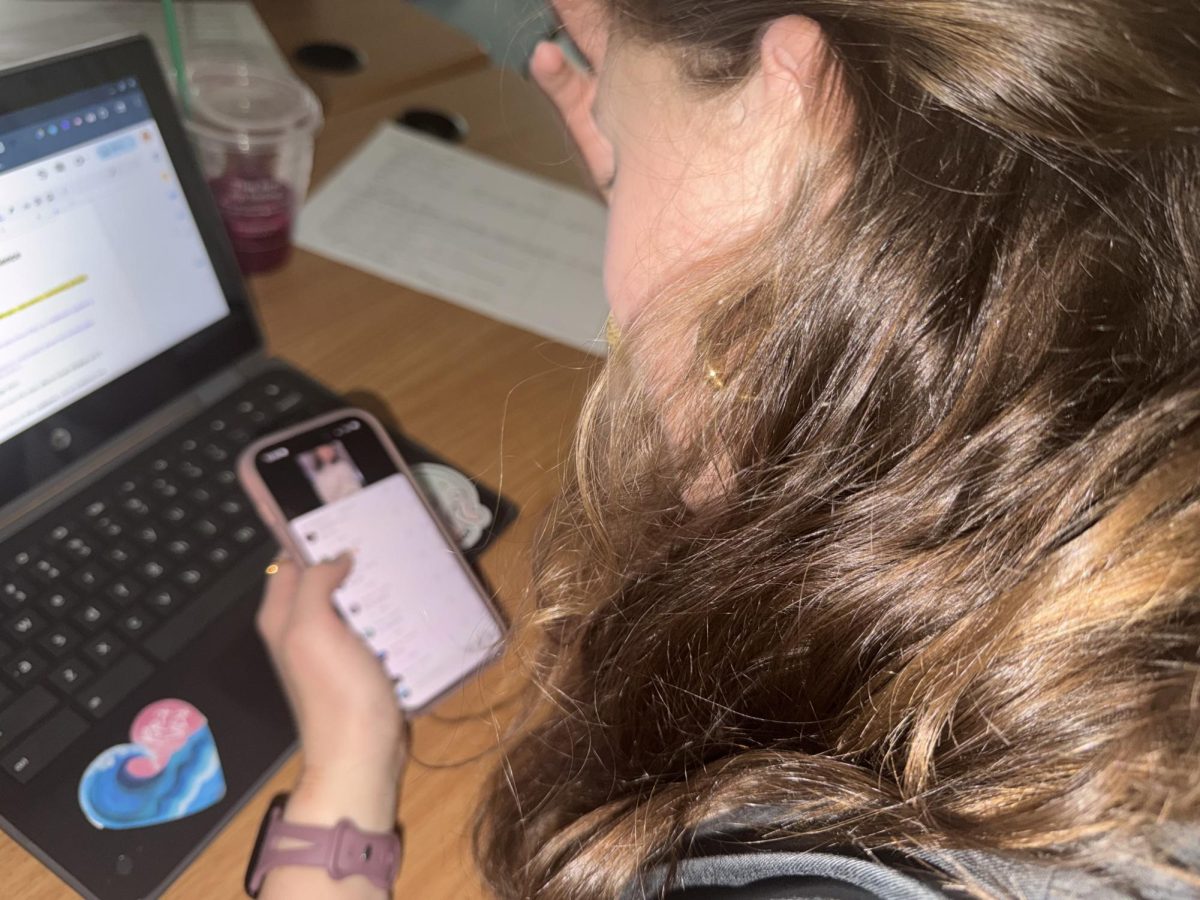 South Windsor High School student obsessing over a celebrity account they saw on social media.